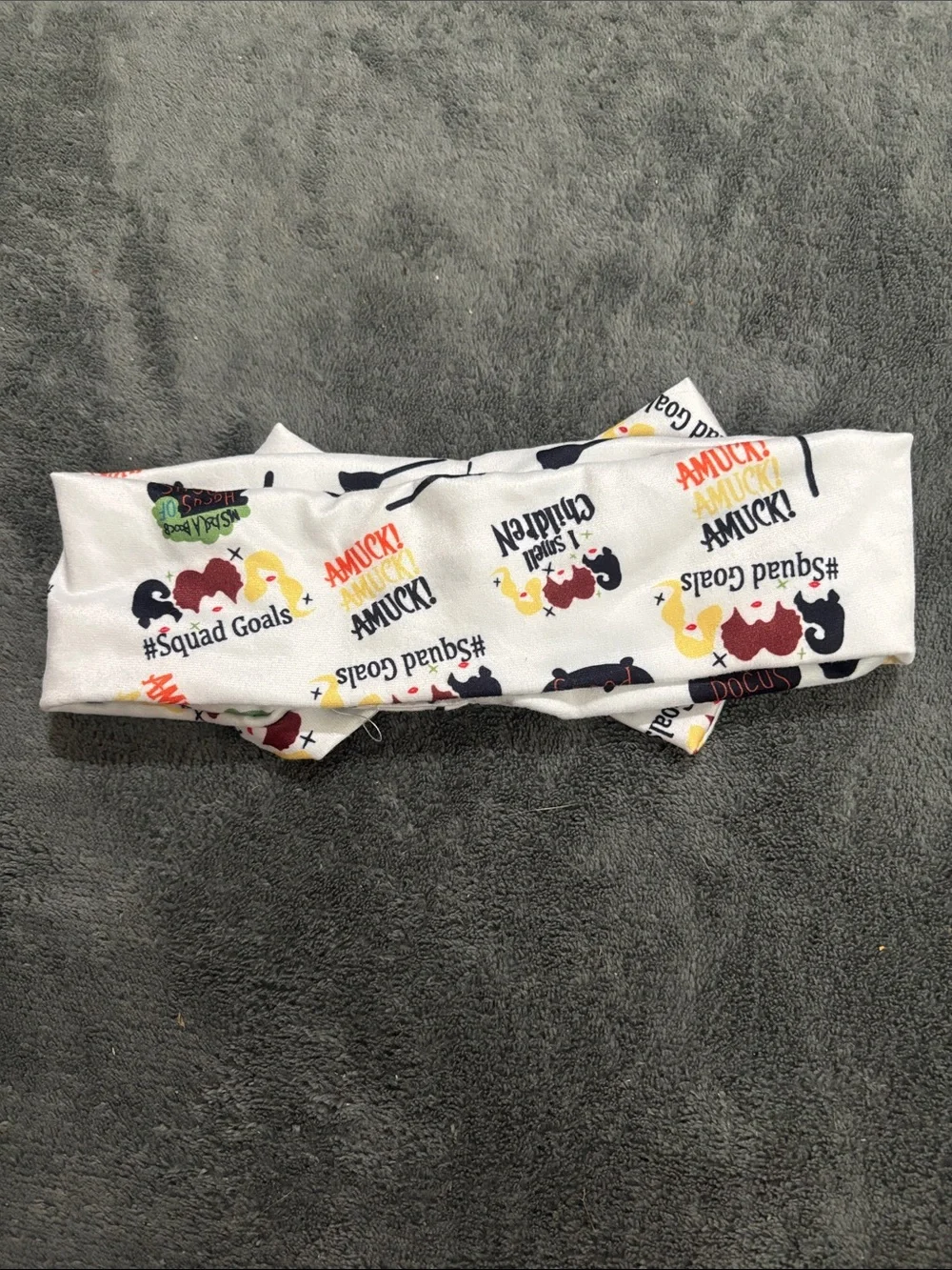 Hocus Pocus Themed Kids White Bow Headband